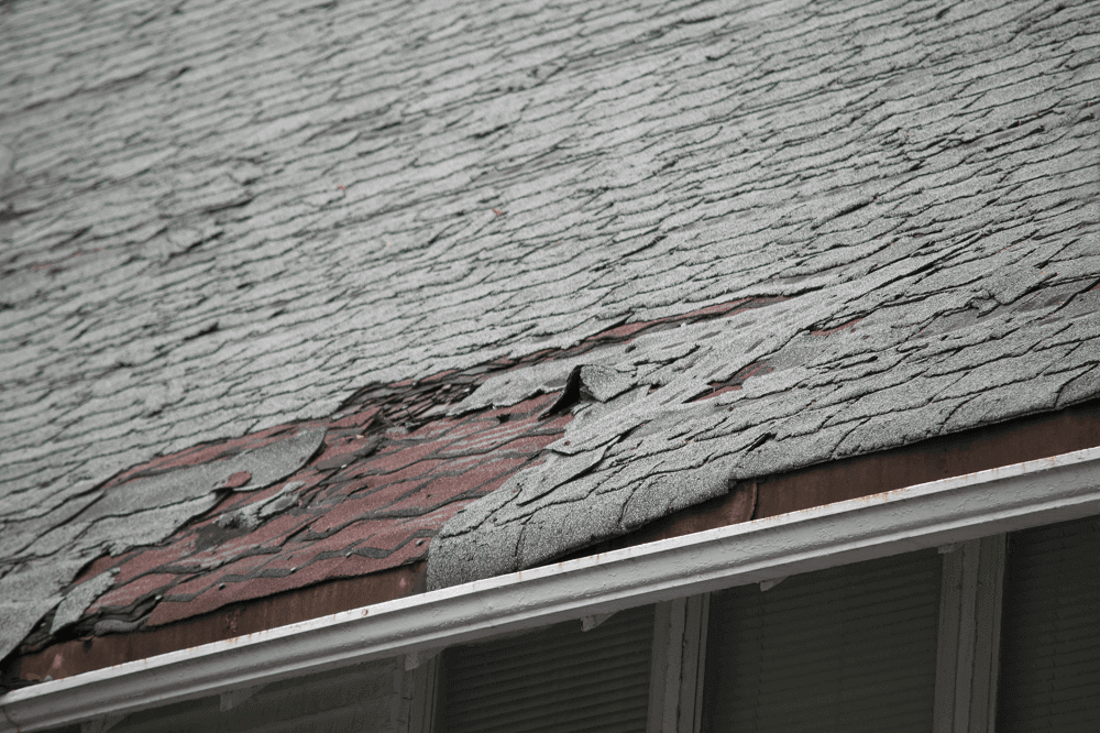 Sagging roof needs to be replaced