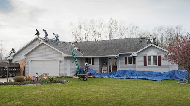 Brown County Roofing Company for asphalt installation and repairs