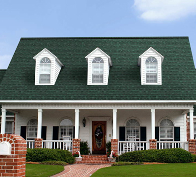 Installation of chateau green shingles