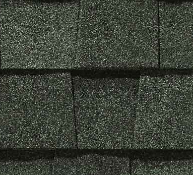 GAF hunter green shingles installation