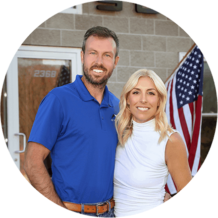 Presidents of a roofing company in Green Bay
