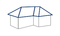 Cross hipped roofing quote in Wisconsin