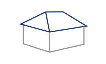 Hip roof cost estimates for Milwaukee, Appleton, and Madison homes